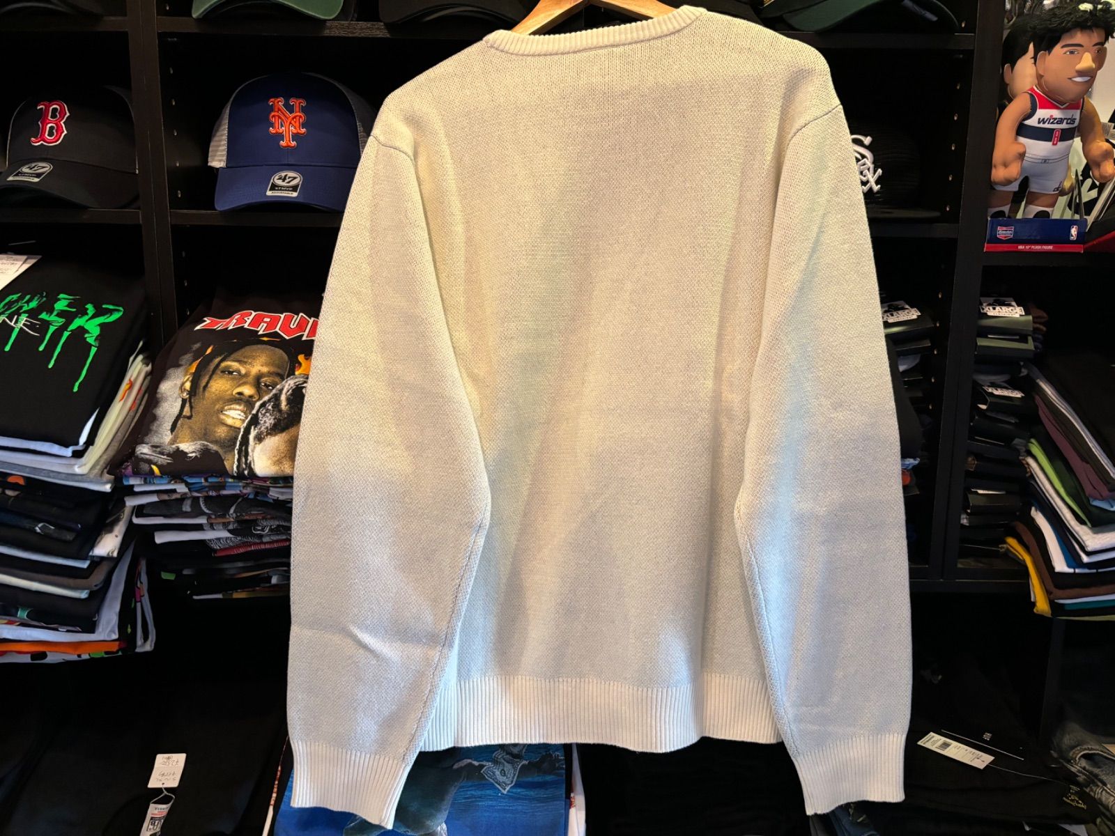HUF SONG INTARSIA SWEATER LINEN Lサイズ - メルカリ