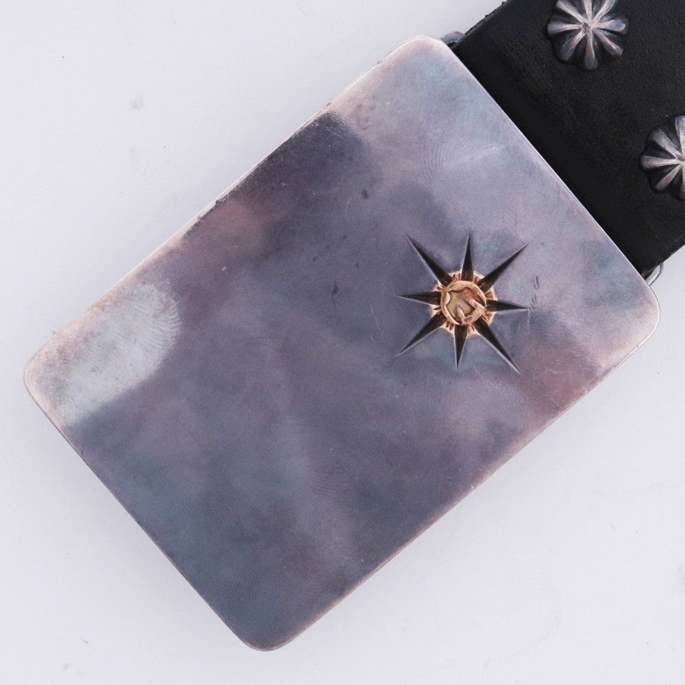  TARO WASHIMI バックル レザーベルト オーダー品 シルバー ブラック ベルト 小物