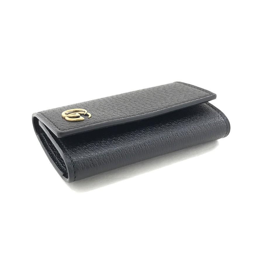 新品】GUCCI グッチ キーケース キーホルダー 6連 GGマーモント 新品】GUCCI グッチ キーケース キーホルダー 6連 GGマーモント