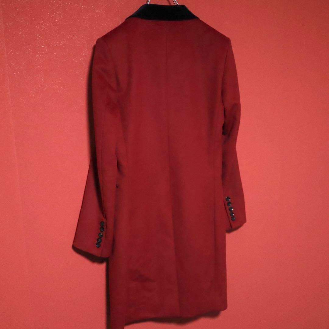 【極美品】JOHN LAWRENCE SULLIVAN ベロア切替 ロングコート 極美品】JOHN LAWRENCE SULLIVAN ベロア切替 ロングコート JOHN