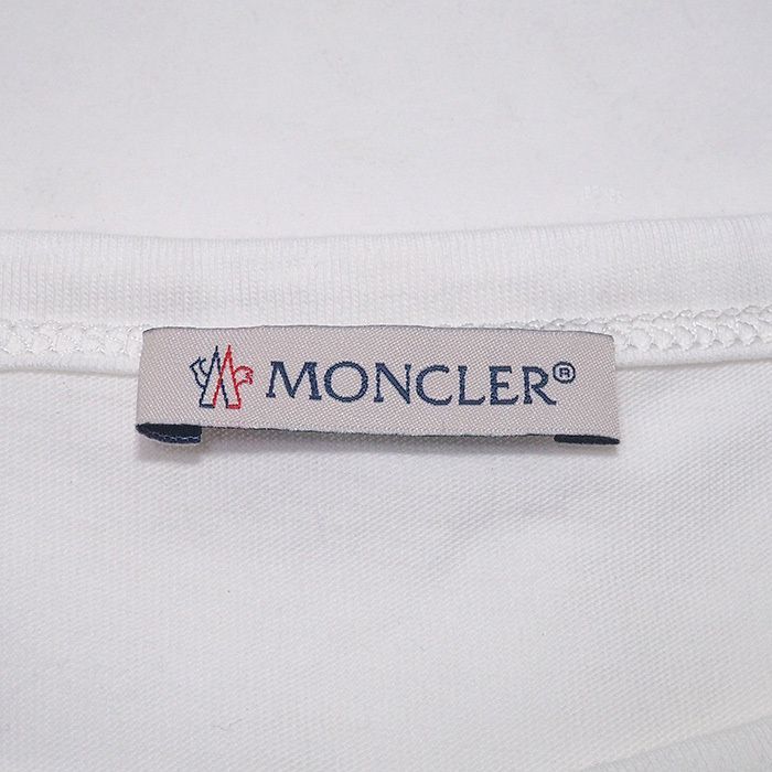 モンクレール MONCLER ロゴ Tシャツ F10938C70710 Sサイズ ホワイト 