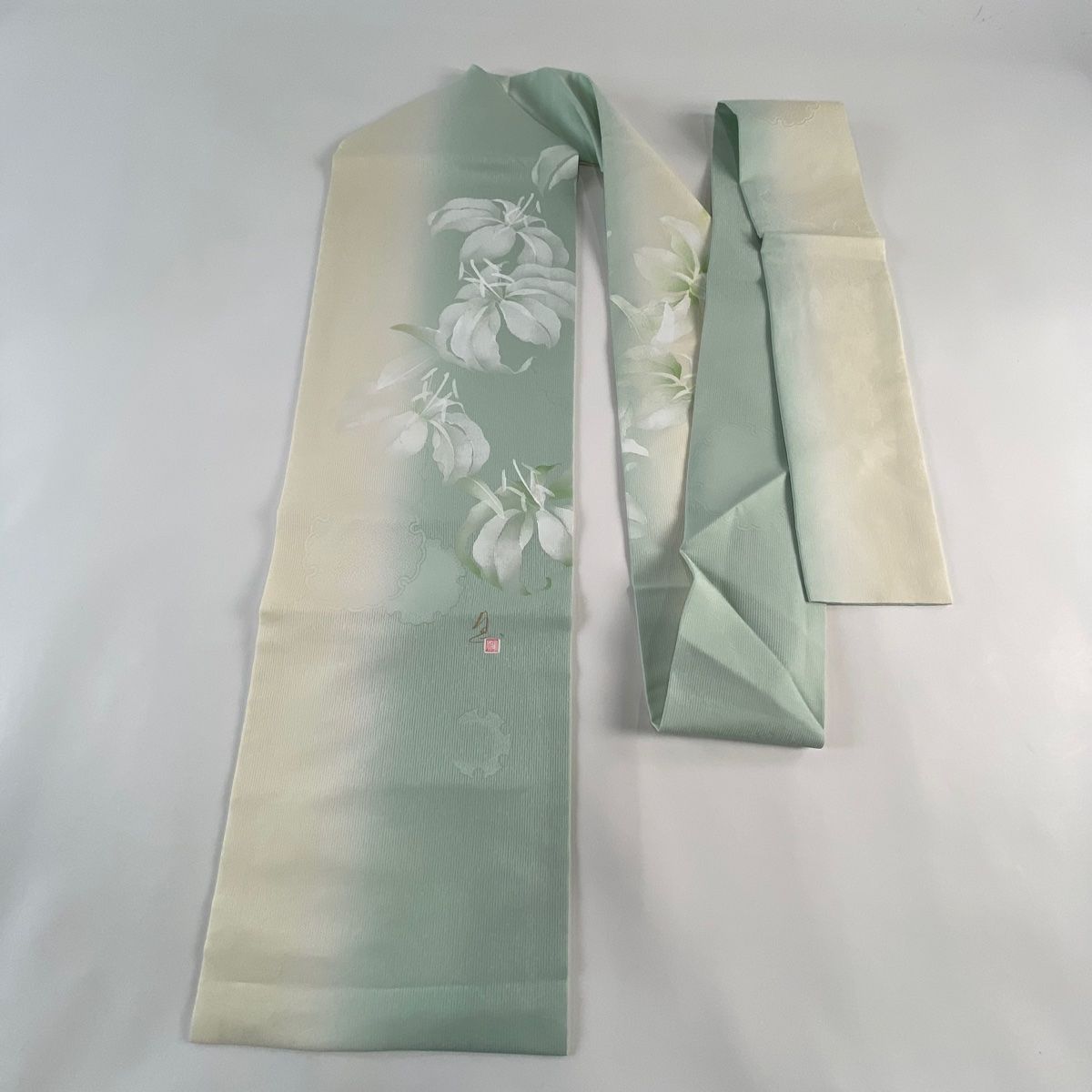 平和屋着物○俵屋 人間国宝 喜多川平朗 有職織物 九寸名古屋帯 唐織  