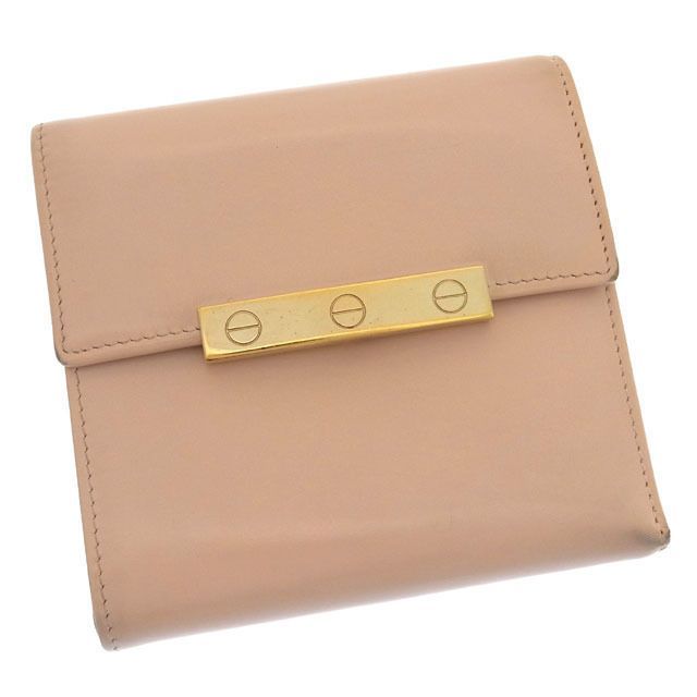 カルティエ 三つ折り財布 コンパクトサイズ ラブコレクション