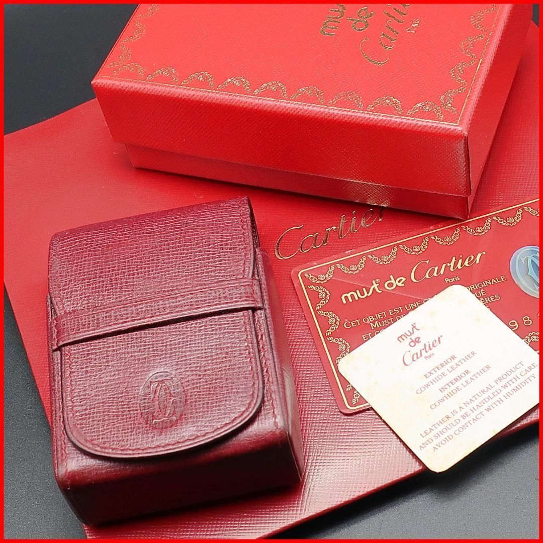 正規品 カルティエ Cartier シガレットケース マストライン 箱 カード