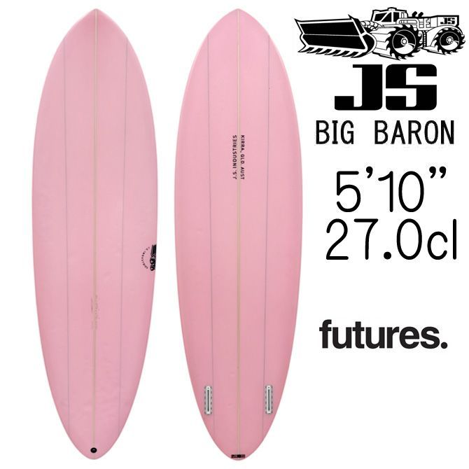 希少サイズ USED JS BIG BARON ビッグバロン 中古】別注モデル JSサーフボード ビッグバロン PU モデル 5'10