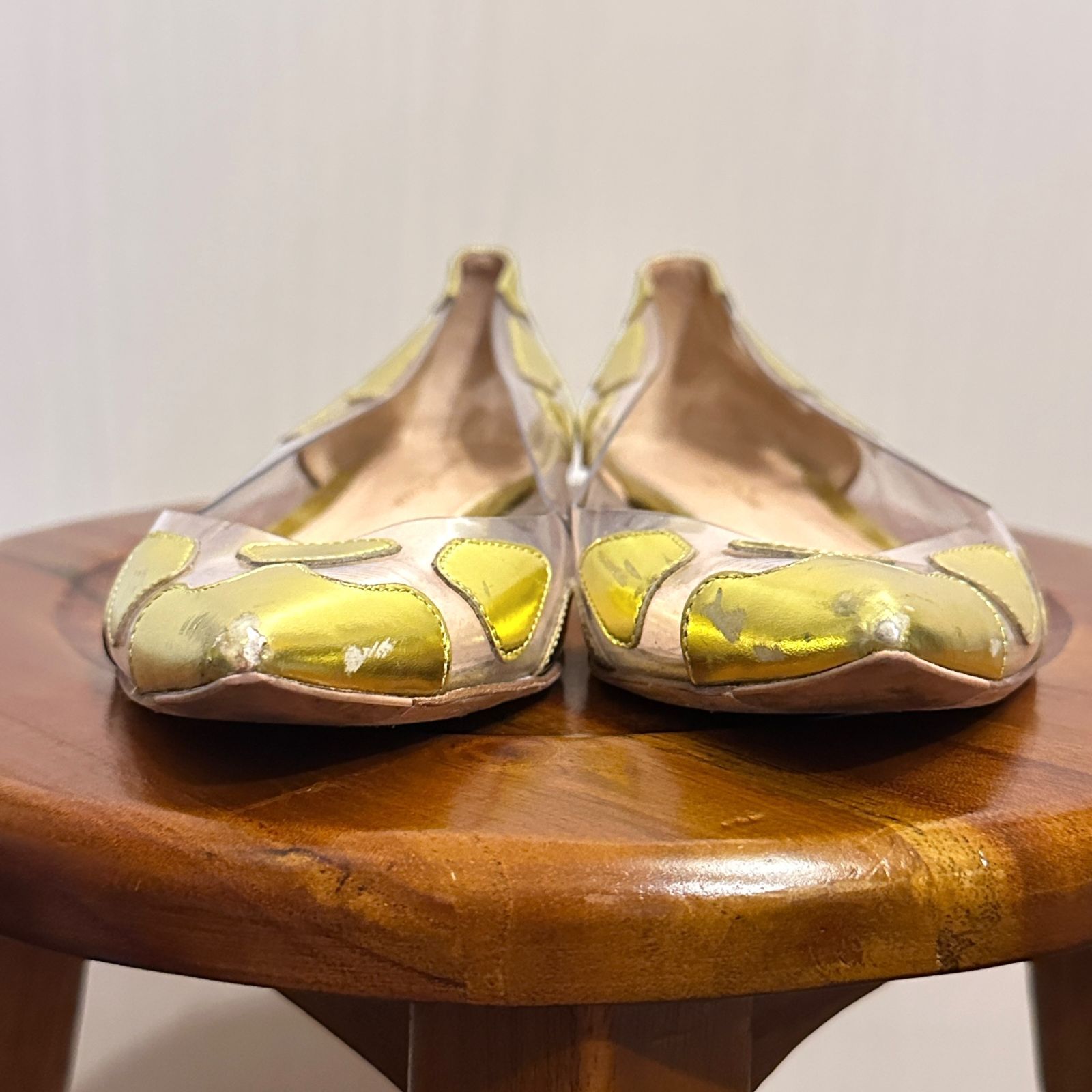 Gianvito Rossi パンプス クリア×ゴールド サイズ35 | sh143