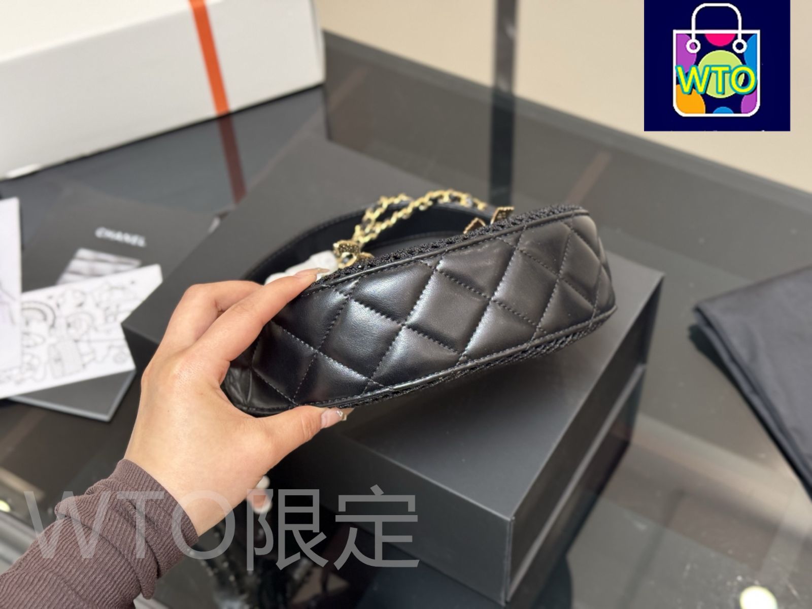 今日特価】Chanel 25 SS フィッシュネットバッグ-WTO輸入1