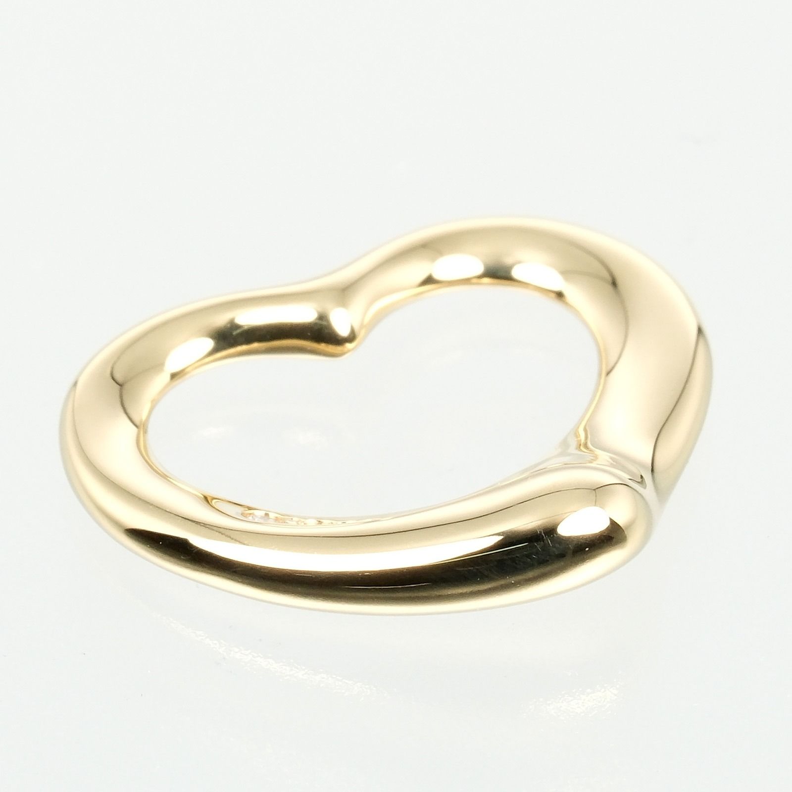 TIFFANY&Co.】ティファニー オープンハート K18イエローゴールド