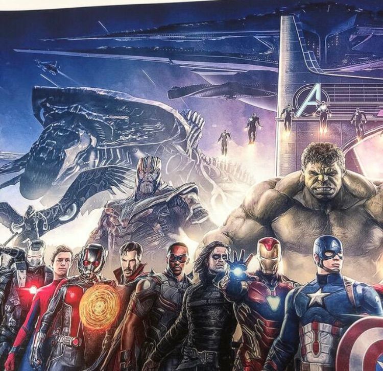 209 超特大 横長 アベンジャーズ ポスター 全キャラ アイアンマン 映画 