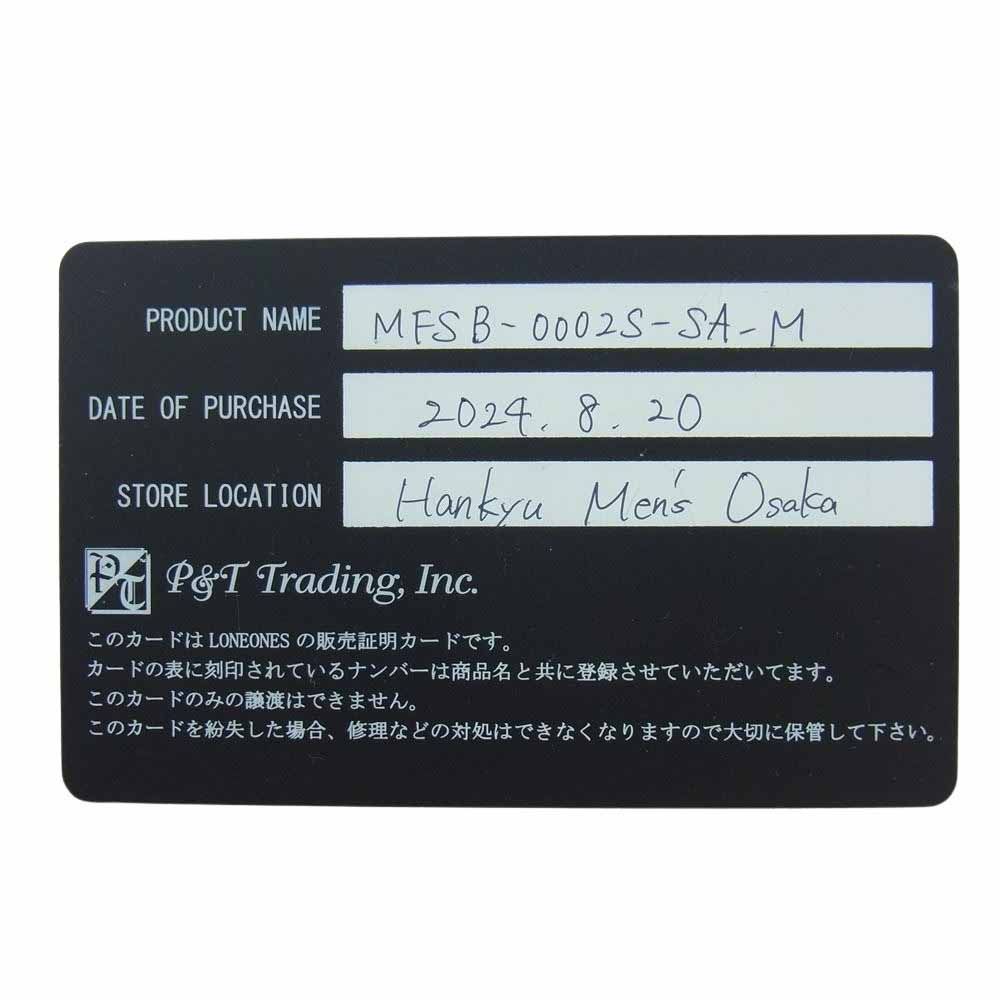 LONE ONES ロンワンズ MFSB-0001S-EE-M 販売証明書カード付 ホーク ビードS サファイア6mm ブレスレット  ネイビー系 シルバー系【中古】