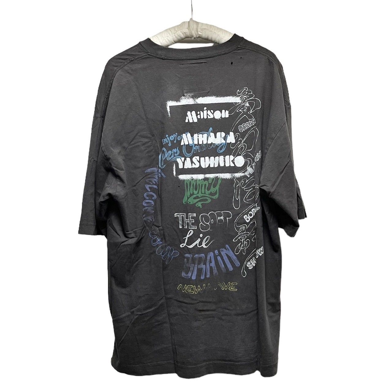 Maison Mihara Yasuhiro プリント ダメージ加工 Tシャツ Maison MIHARA YASUHIRO メゾンミハラヤスヒロ 23SS DISTRESSED
