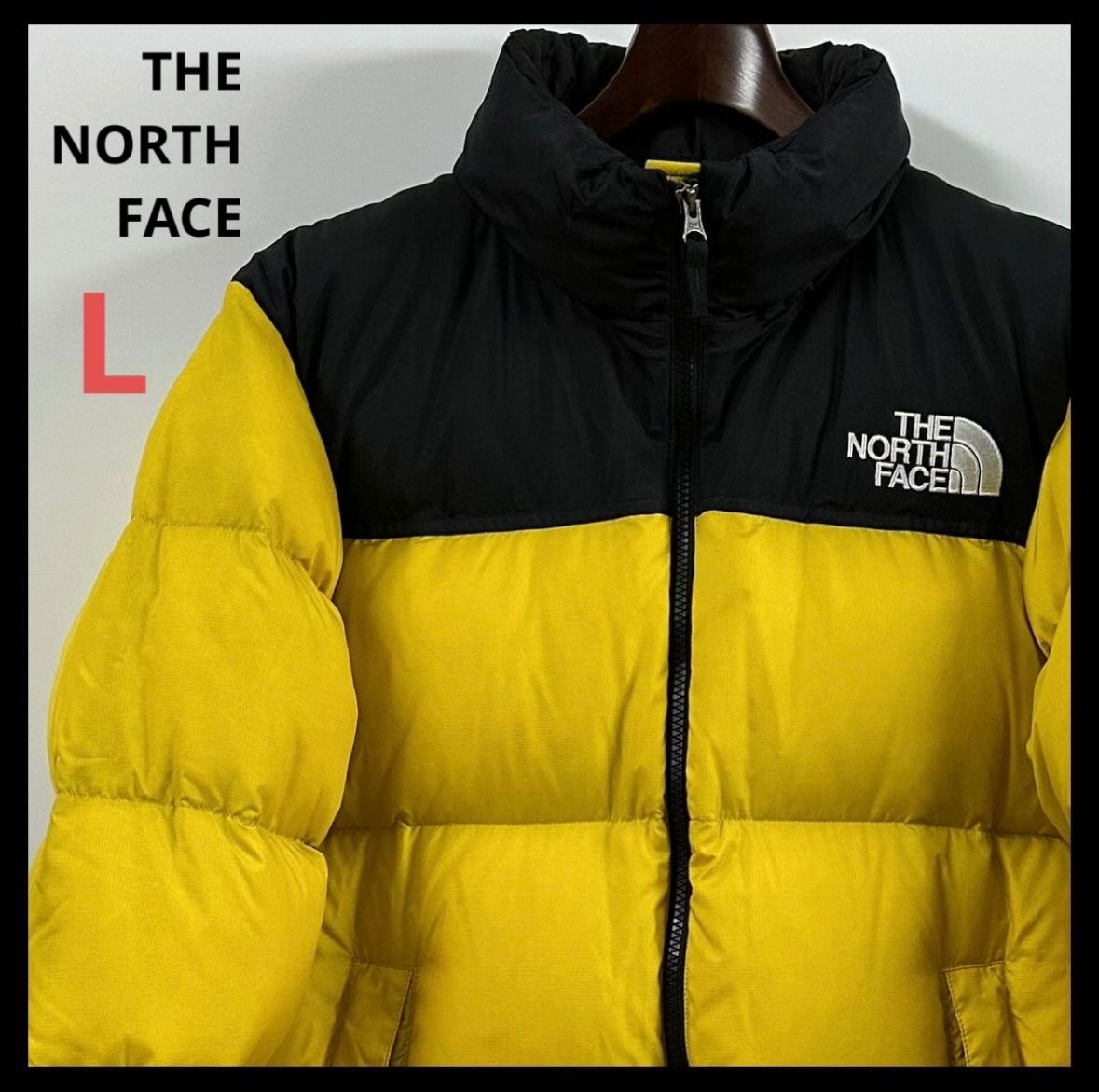 THE NORTH FACE ノースフェイス ヌプシ ダウンジャケット 黄 美品