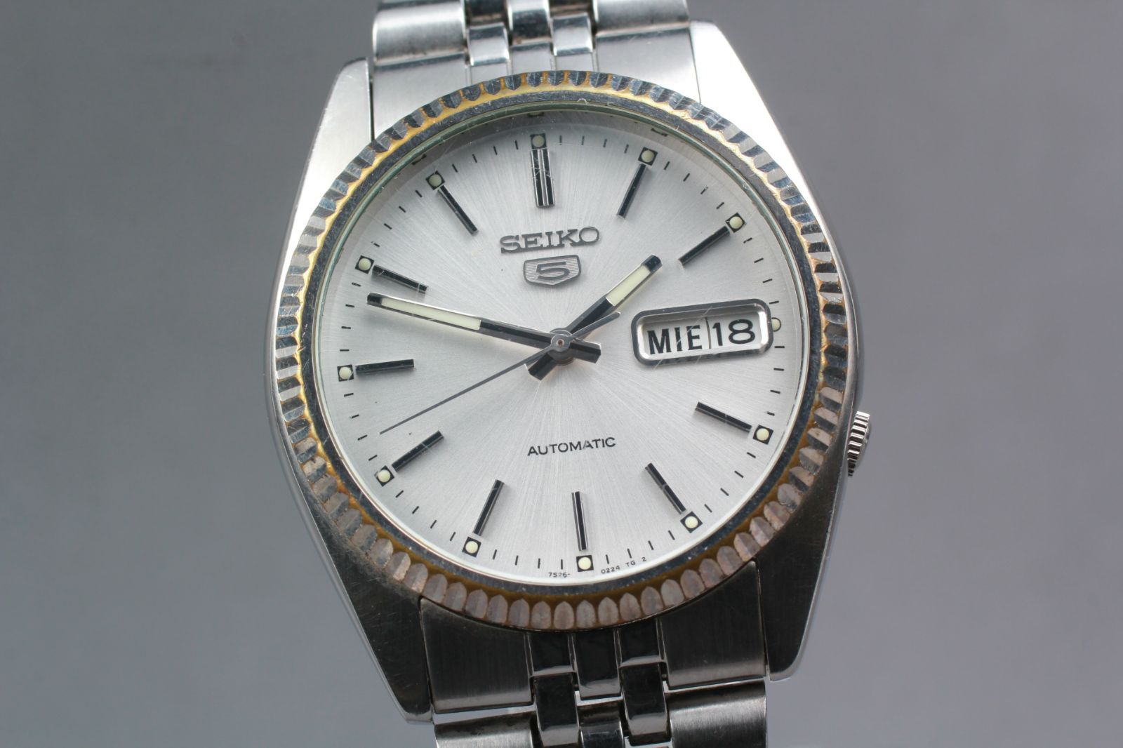 [美品] Seiko 5 7S26-3110 Automatic Silver Dial Wristwatches From JAPAN 腕時計 送料無料 無料返品対応