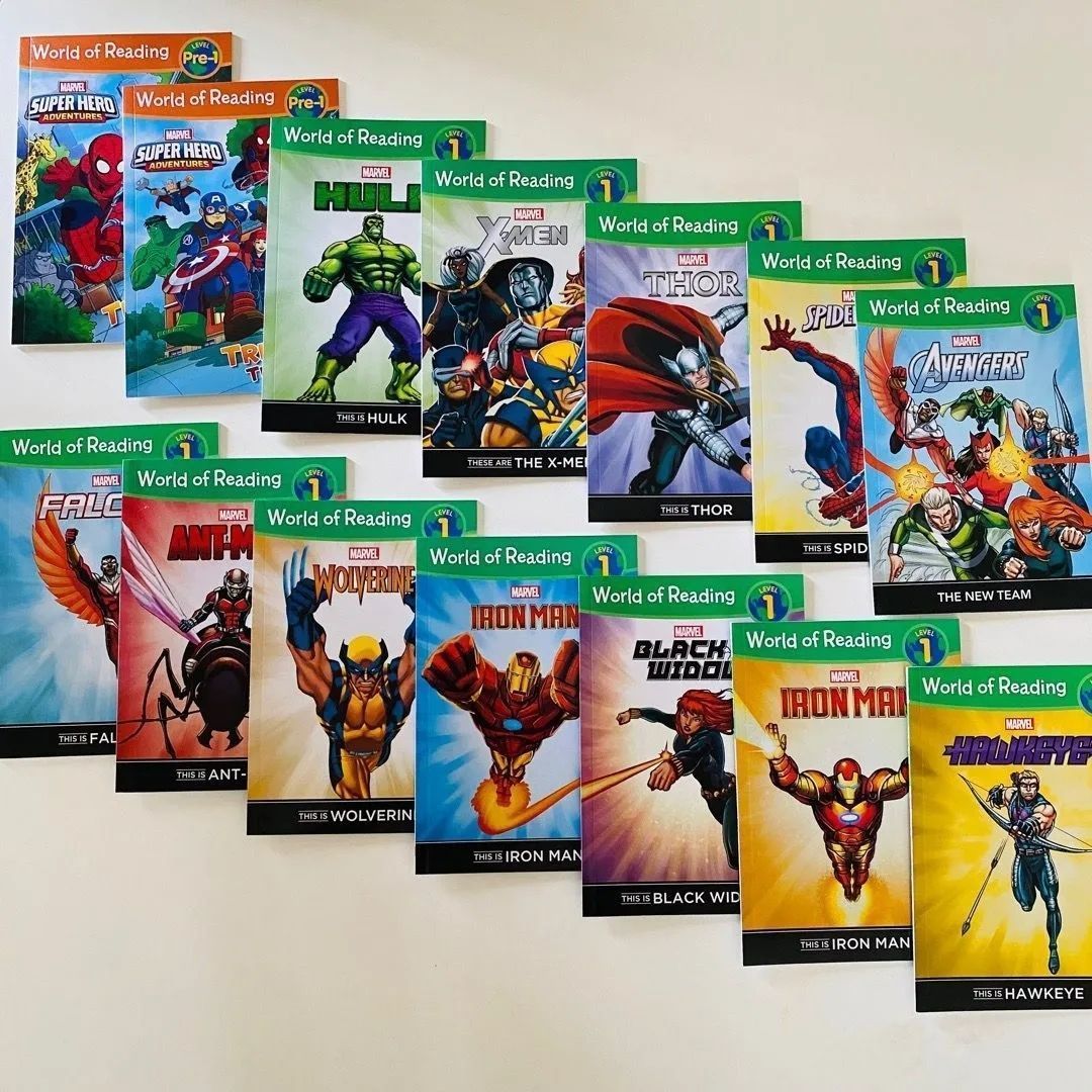 ペイピーWorld of Reading Marvel マーベル絵本31冊 ペイピーWorld of Reading Marvel マーベル絵本31冊 World of