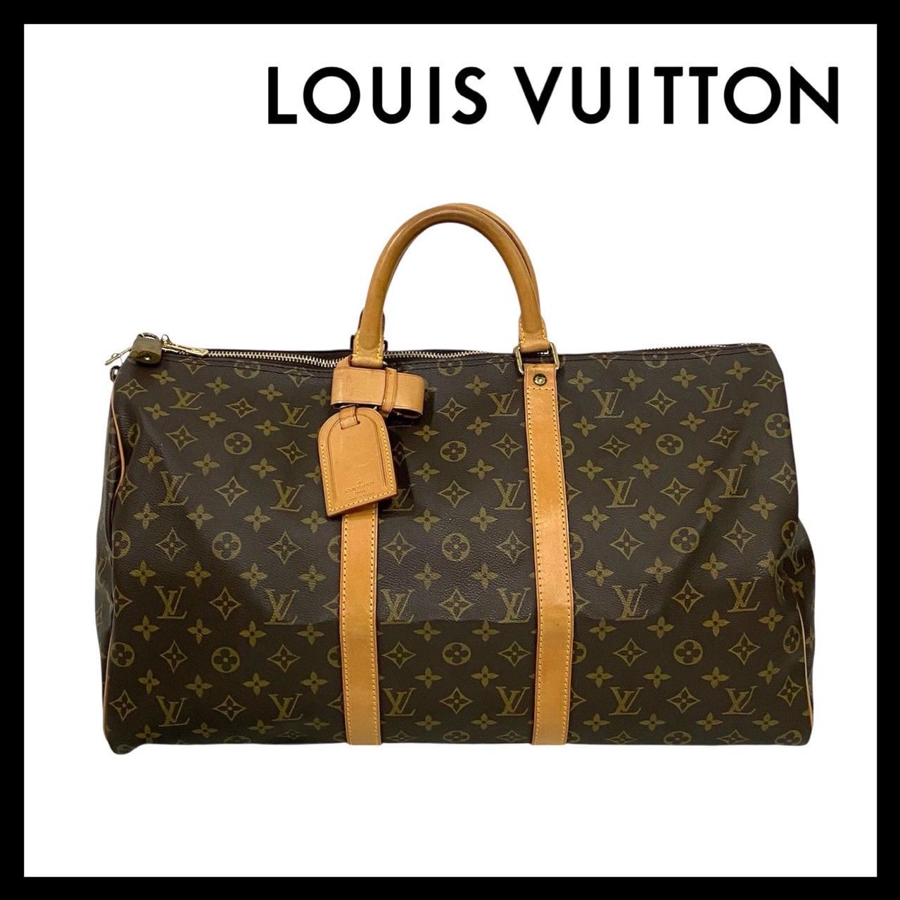 LOUIS VUITTON】キーポル 50 モノグラム パドロック ポワニエ