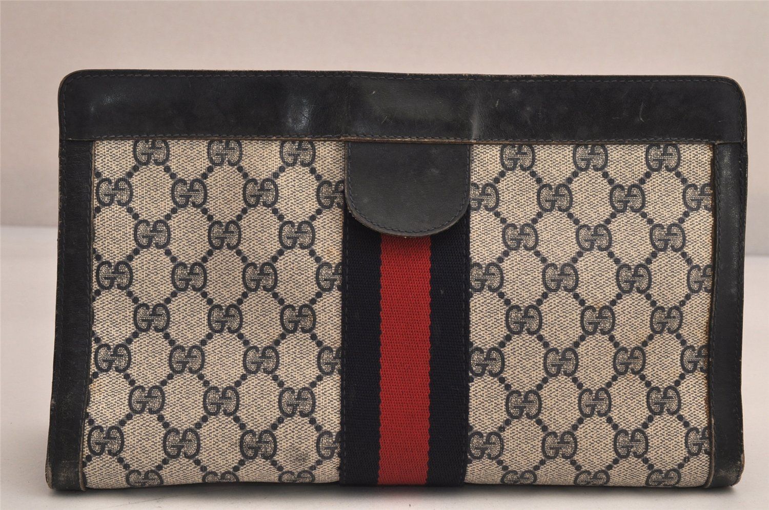 GUCCI グッチ シェリーライン クラッチハンドバッグ 財布 GG