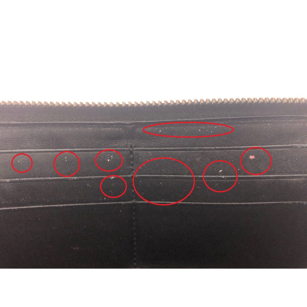 ▽▽GUCCI グッチ ディアマンテ スタッズ ラウンドファスナー 長財布  