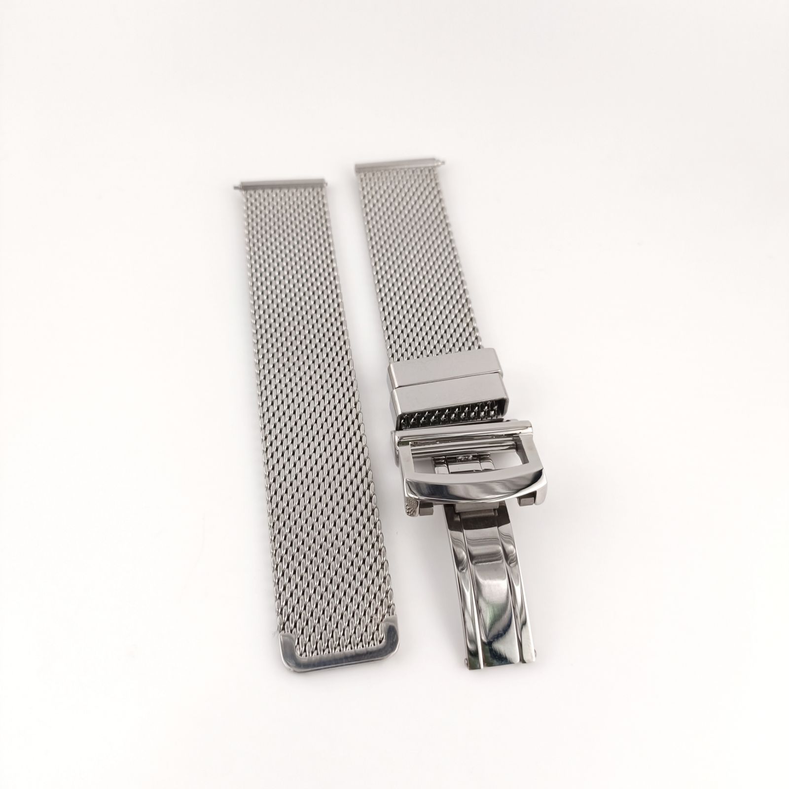 22mm メッシュ ブレスレット シルバー 【対応】 IWC ポルトギーゼ