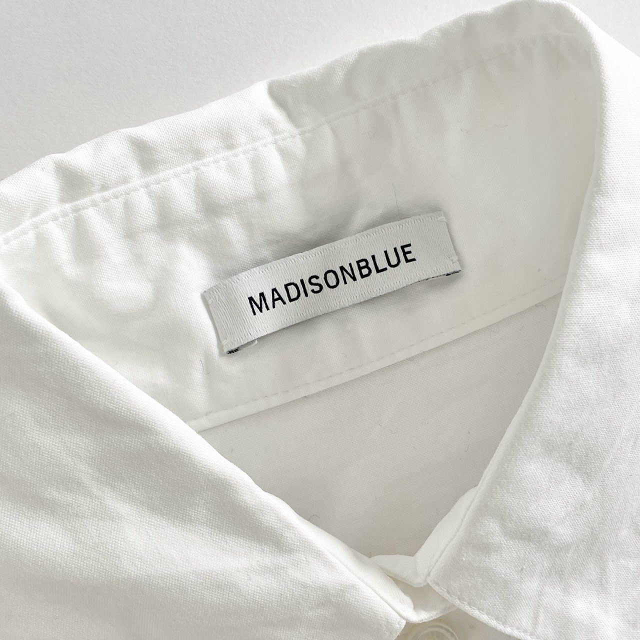 25c6 MADISONBLUE マディソンブルー 日本製 SLEEVELESS TIE BL L.OX 