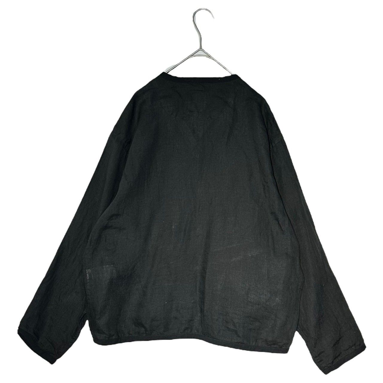 DANTON(ダントン) Broadcloth V-Neck Shirt Cardigan ブロード