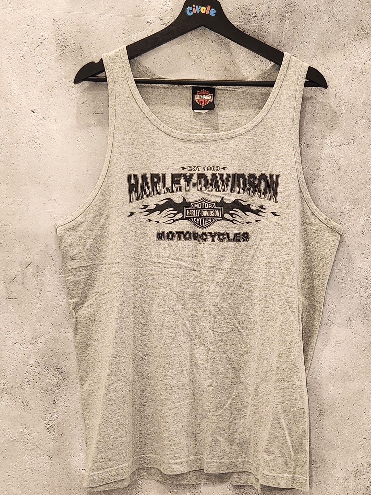 Harley 灰色タンクトップ SP030