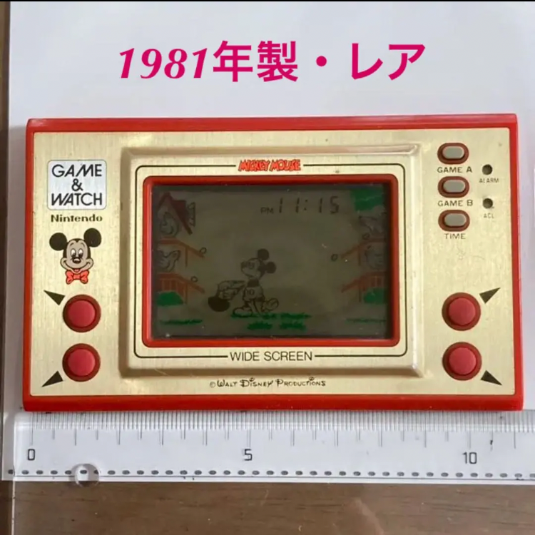 レトロな一品！ミッキーマウスゲームウォッチ卵拾い