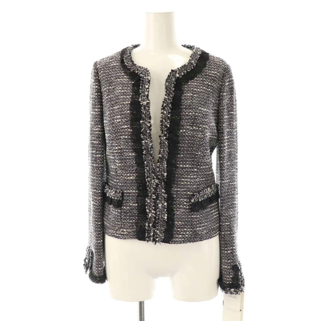 エムズグレーシー エムズグレイシー フリルレザージャケット フリル