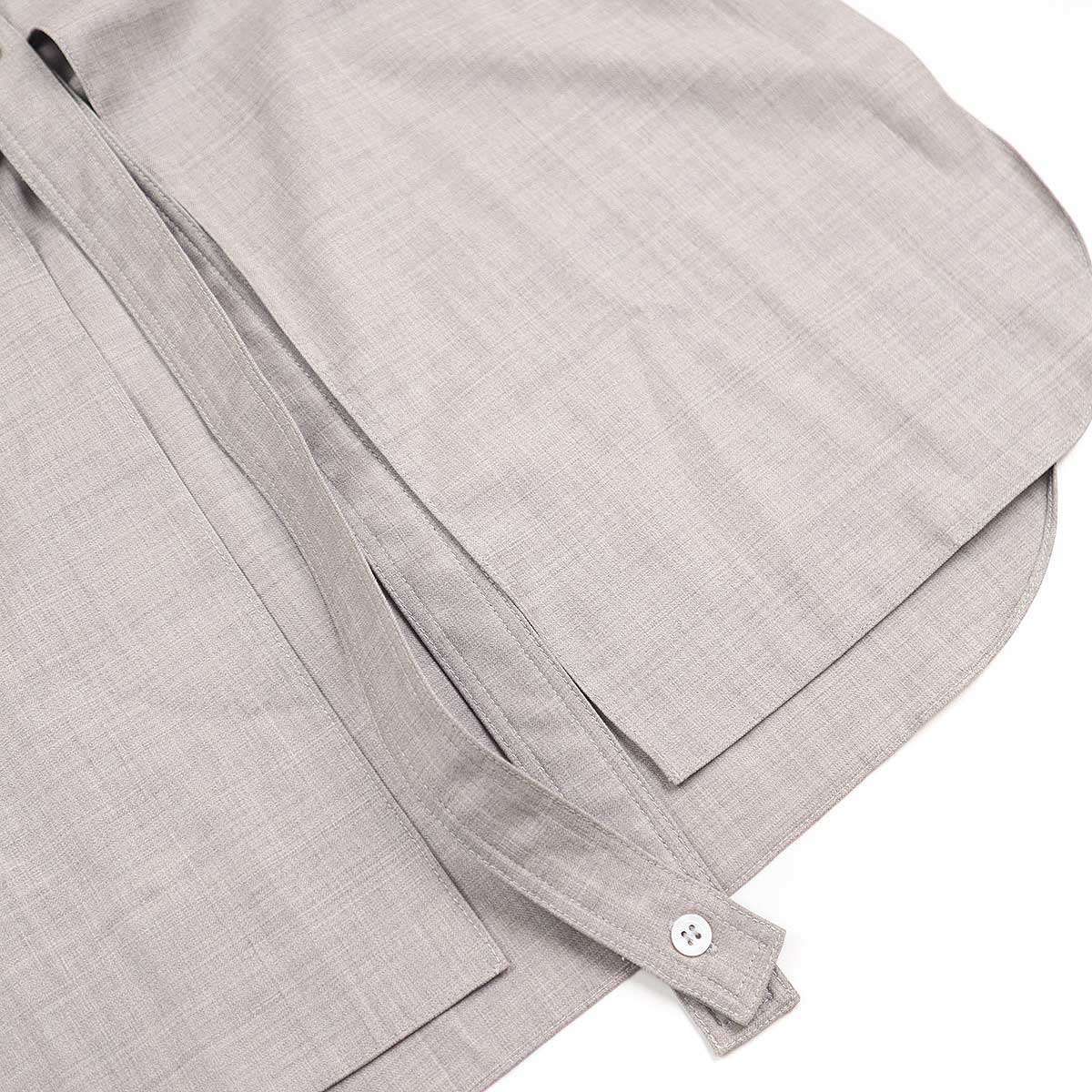 PETER DO ピーター ドゥー 21SS Loro Piana ウールデザインシャツ PD-SS21-467 ベージュ 40 PETER DO ピーター ドゥー 21SS Loro Piana ウールデザイン