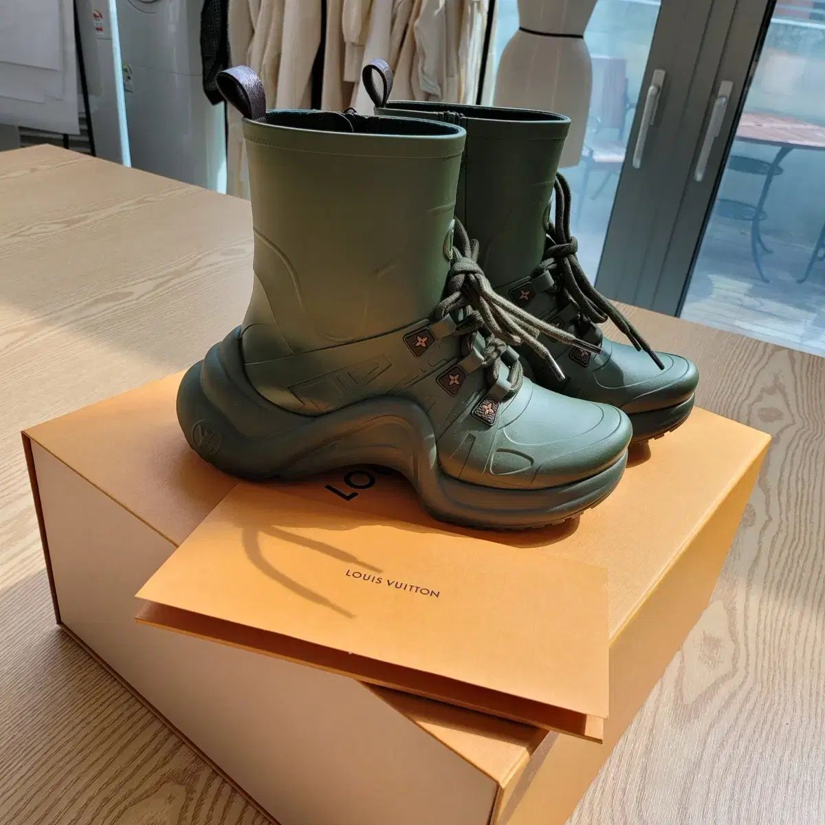 【限定値下げ‼️】Louis Vuittonレインブーツ 38 LOUIS VUITTON - 最終お値下げしました✨ルイヴィトン✨レイン
