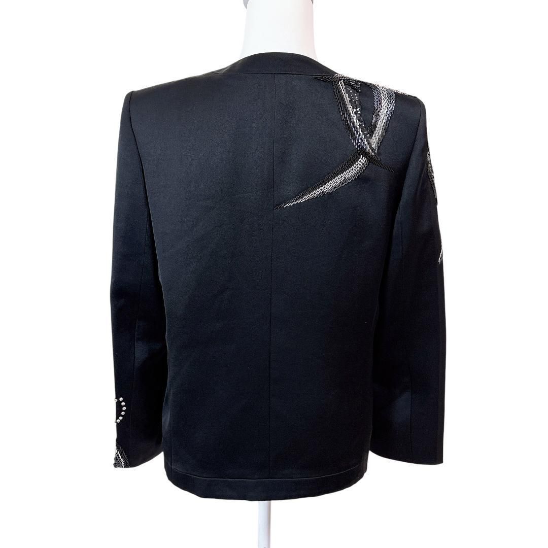 ビジュー柄 ブラック