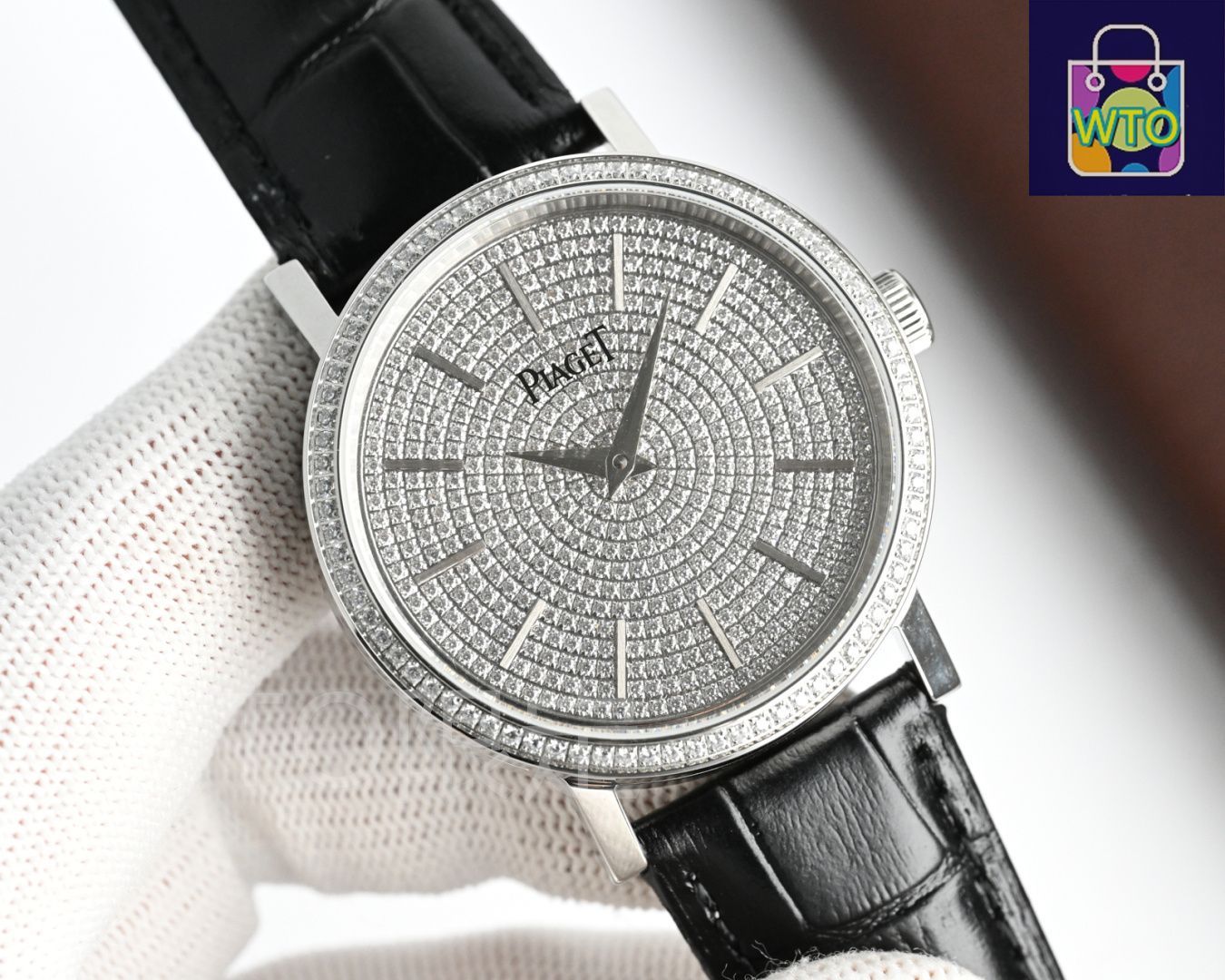 v*y様 Piaget ブラックダイヤル 時計 今日特価】Piaget ピアジェ ブラックタイシリーズ 奢華な格調を