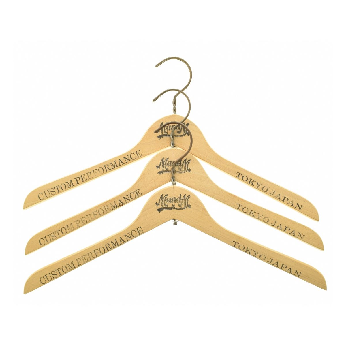 【M&M】JACKET-HUNGER-SET ハンガー3本セット