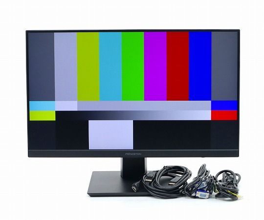 【良品】Princeton PTFBFE-24W 23.8インチ非光沢IPSパネル フルHD 1920x1080ドット HDMI/DisplayPort/DVI-D/アナログRGB入力 中古