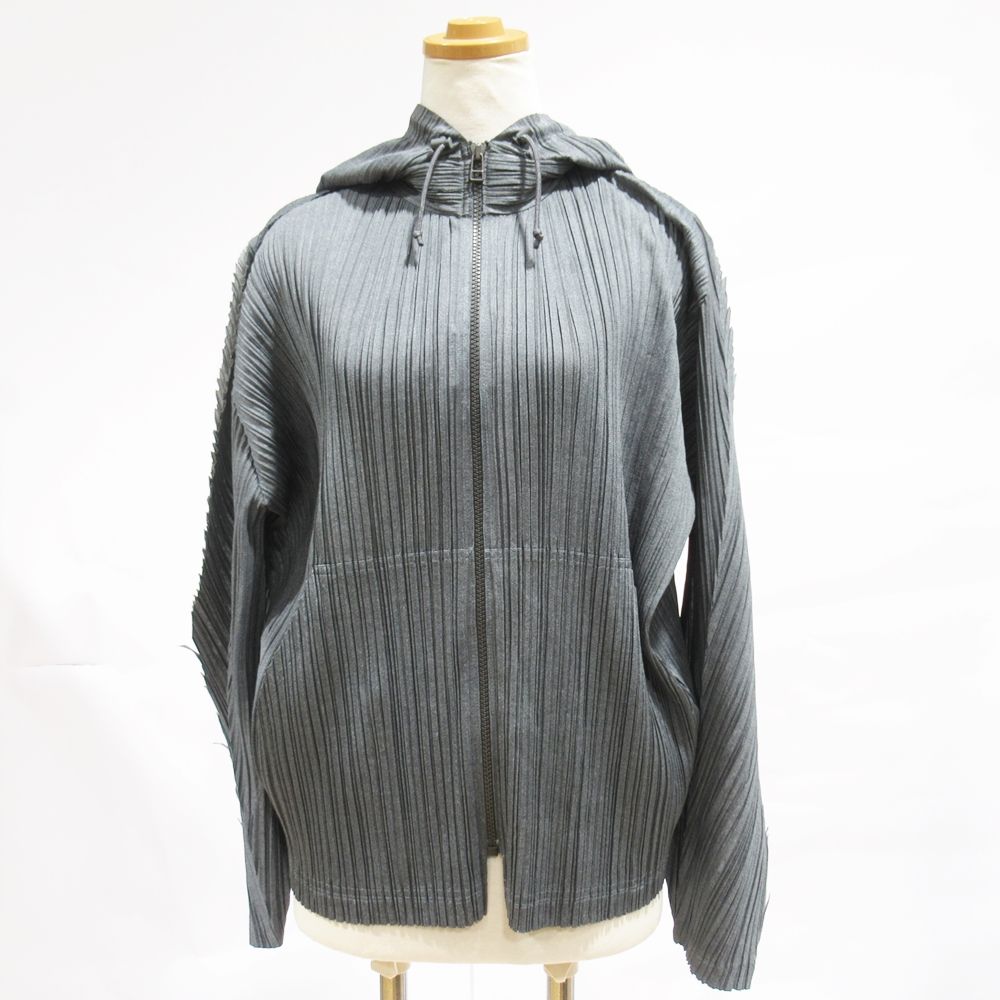 ISSEY MIYAKE イッセイミヤケ PLEATS PLEASE プリーツ ジップアップ 