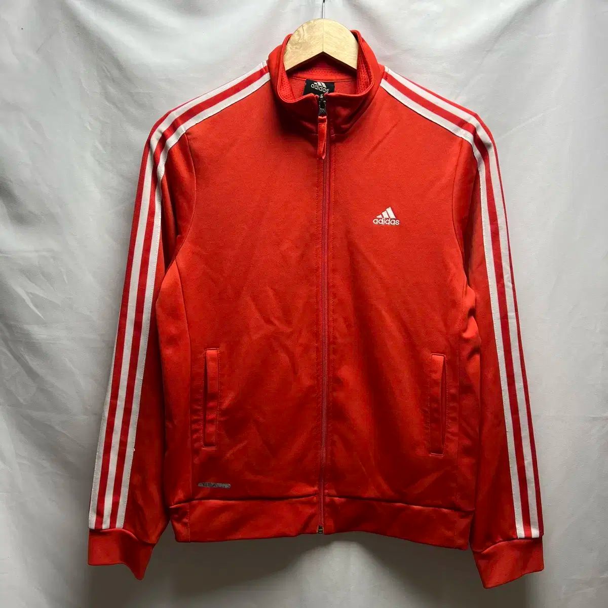 アディダス トラックジャケット L レッド ジャージ L レッド ジップ