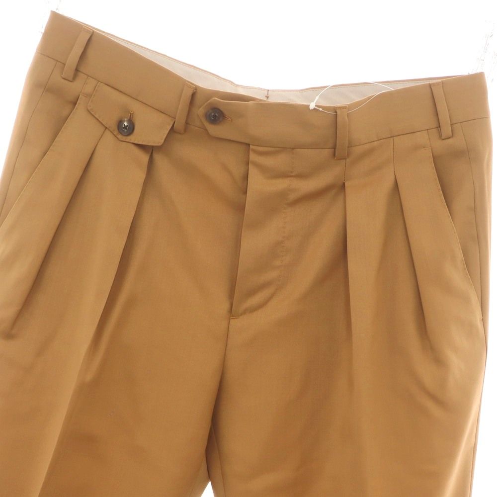 未使用　Lardini カジュアル　パンツ　スラックス　48 中古】ラルディーニ LARDINI ウール カジュアルスラックスパンツ