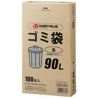 ゴミ袋LDD黒90L 100枚 N138J-90【ジョインテックス】
