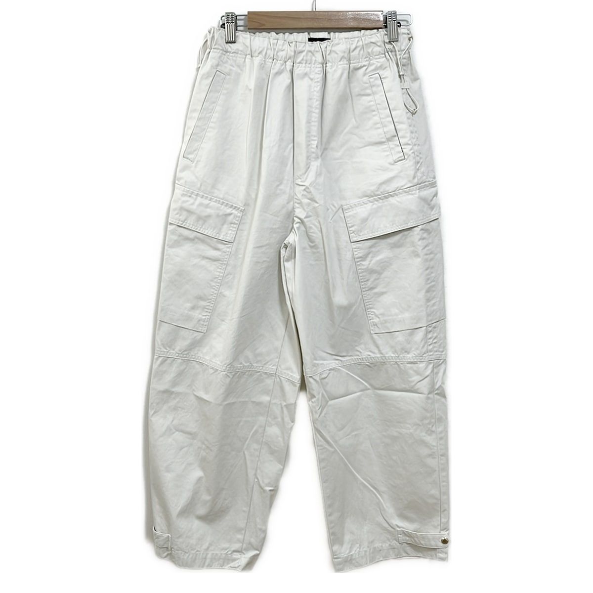 DRAWER ドゥロワー　パンツ　白　36 Drawer スラックス 36サイズ ホワイト Drawer(ドゥロワー) パンツ