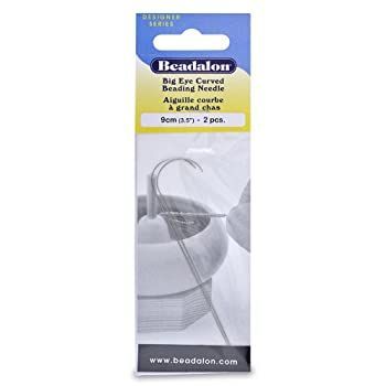 Beadalon Big Eye Curved Needles 3.5-Inch 2 Pieces by Artistic Wire
