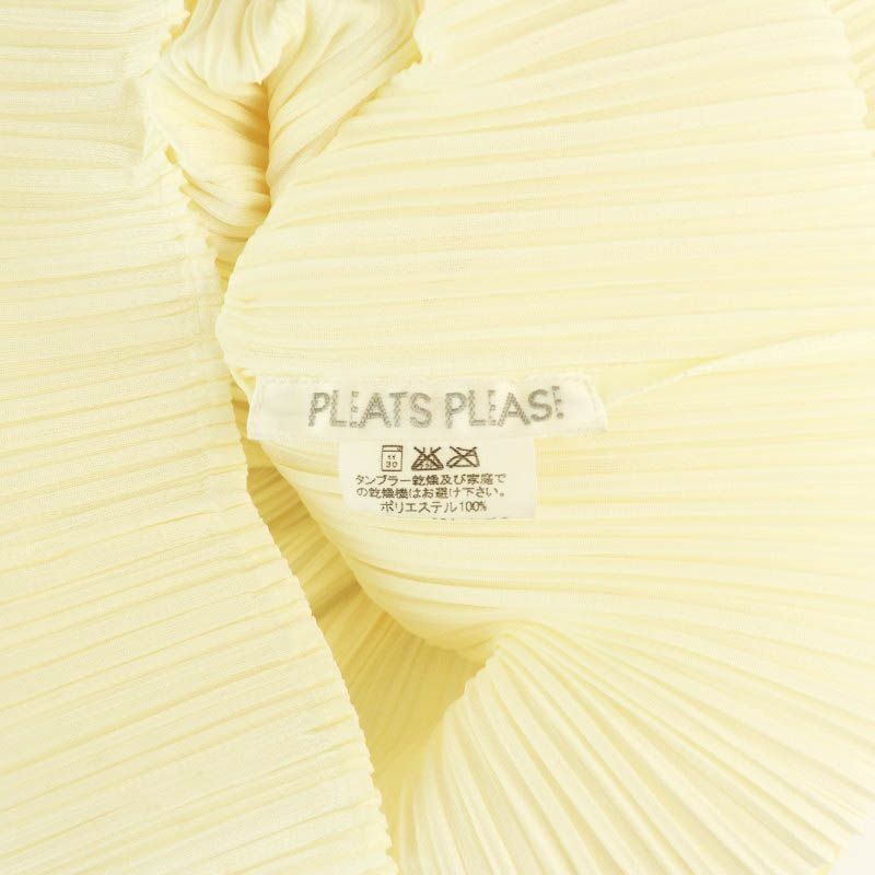 プリーツプリーズ PLEATS PLEASE 長袖シャツ プリーツ 3 ライト