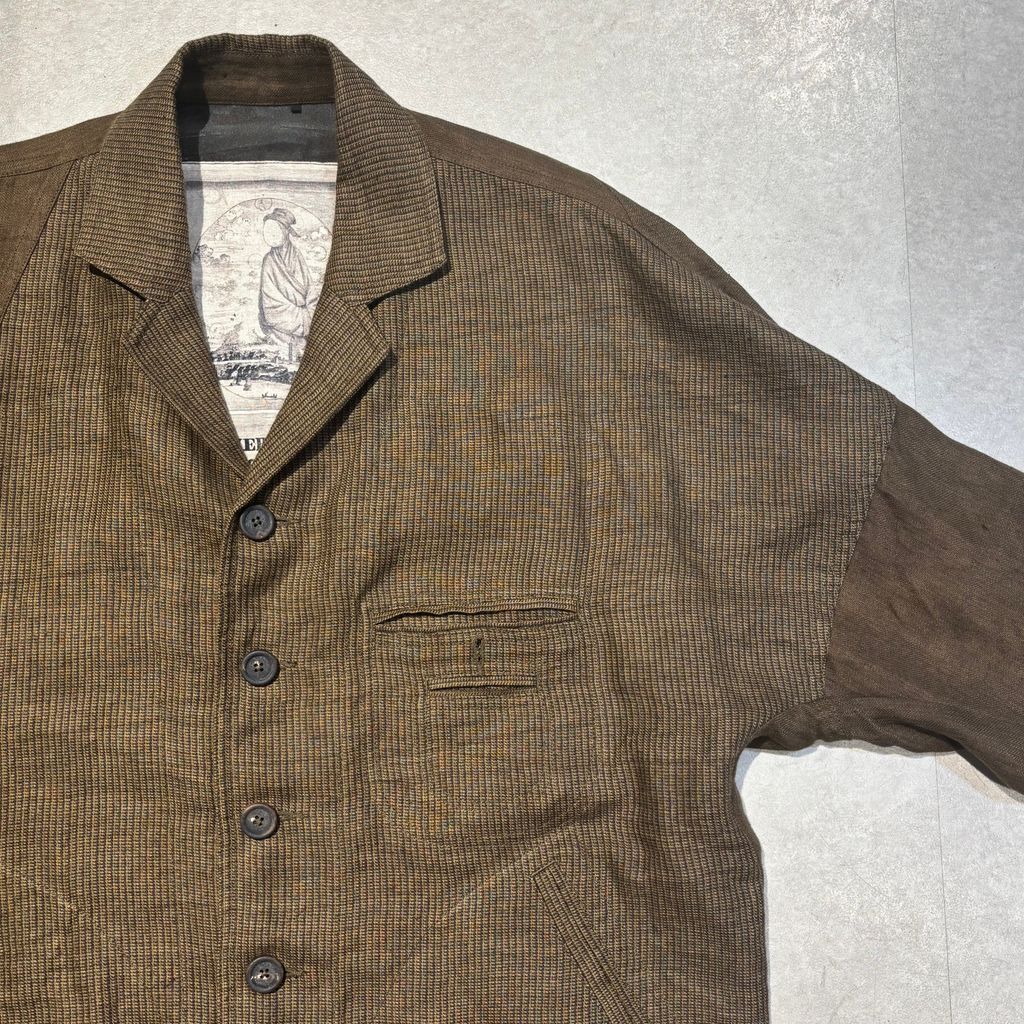 ZIGGY CHEN チェック柄 テーラードジャケット