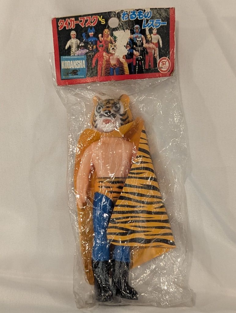 【大注目?売切れ注意】 中嶋製作所 タイガーマスクvsわるものレスラー タイガーマスク 面取れ 125mm