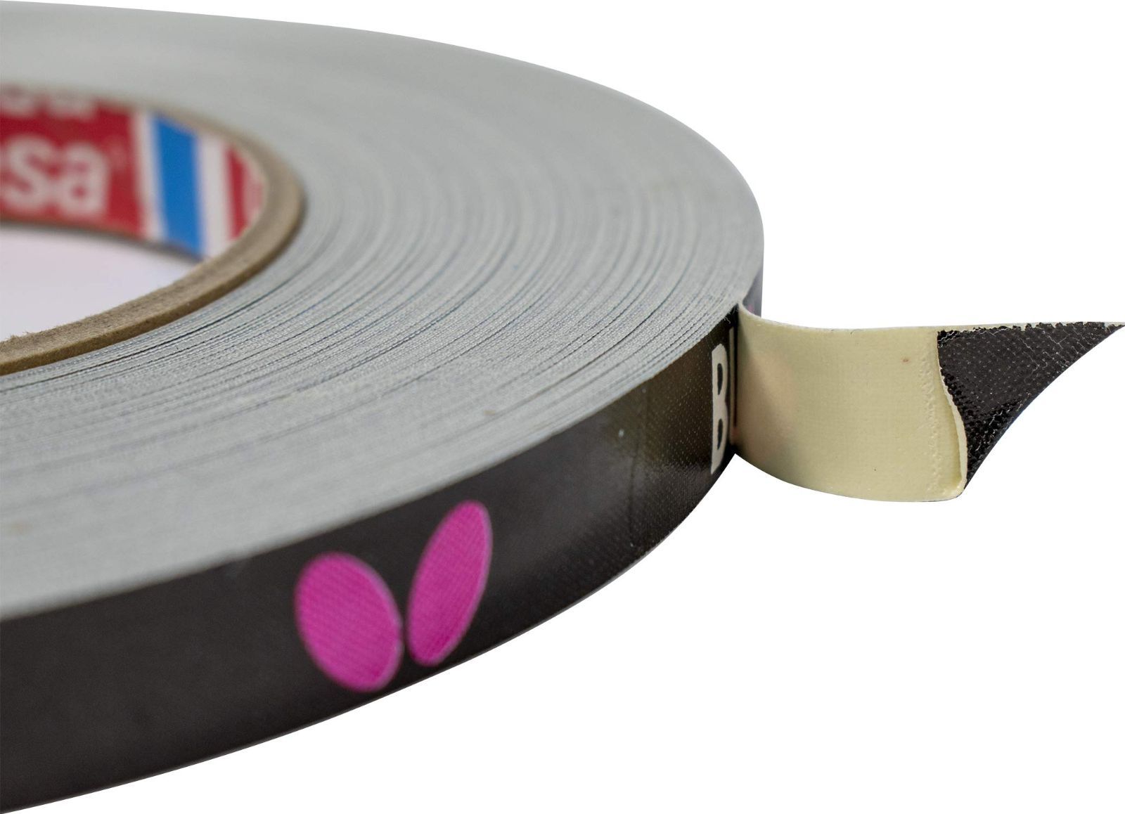 Size 50 Meters 100 Rackets Butterfly サイドテープ ブラック|マゼンタ 幅12mm 卓球|卓球パドルのエッジを保護するサイドテープ 1m ラケット2個 10m ラケット20個 50m ラケット100個