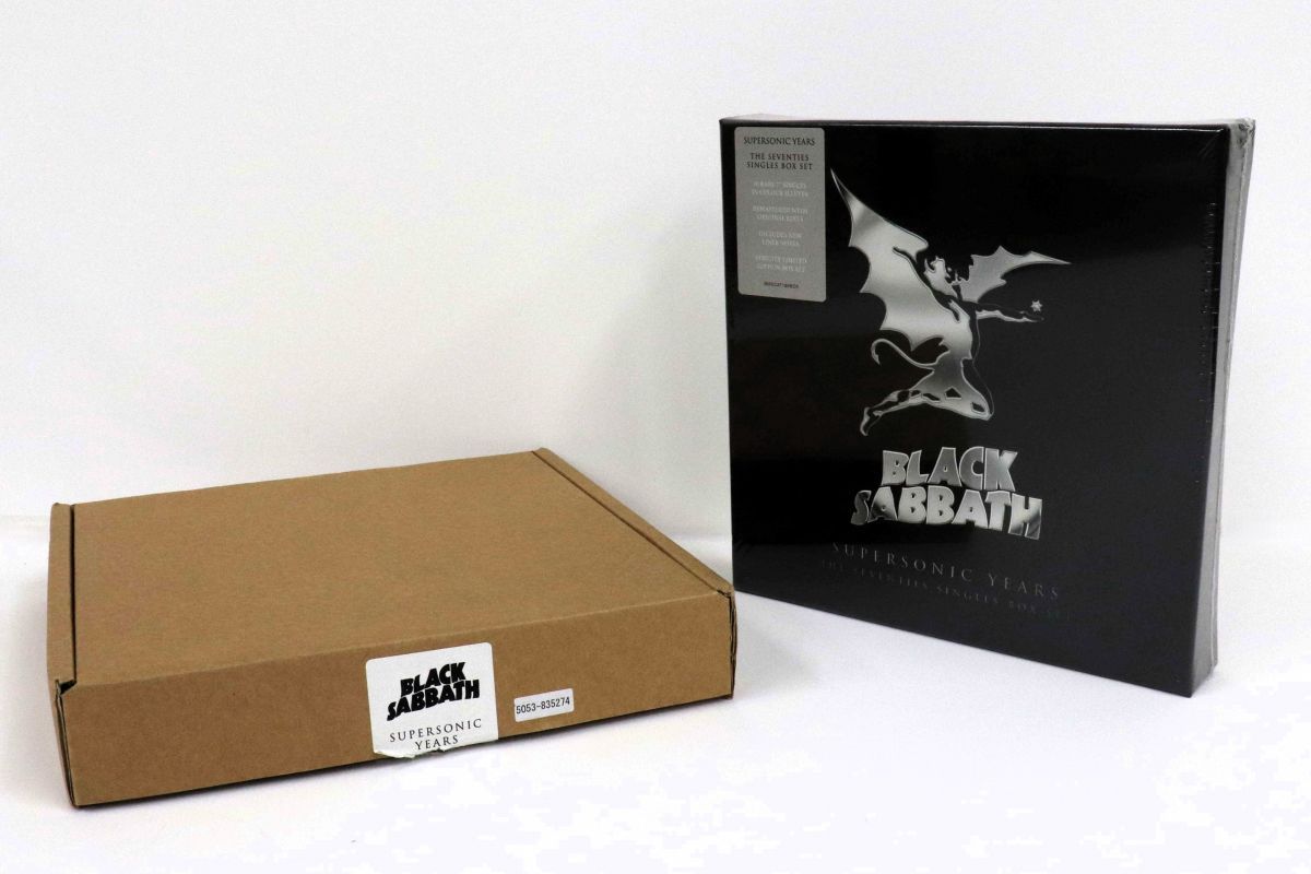 欧10x7” Black Sabbath Supersonic Years: The Seventies Singles Box Set BMGCAT188BOX BMG 未開封 /00700 Black Sabbath – Supersonic Years: The Seventies Singles Box