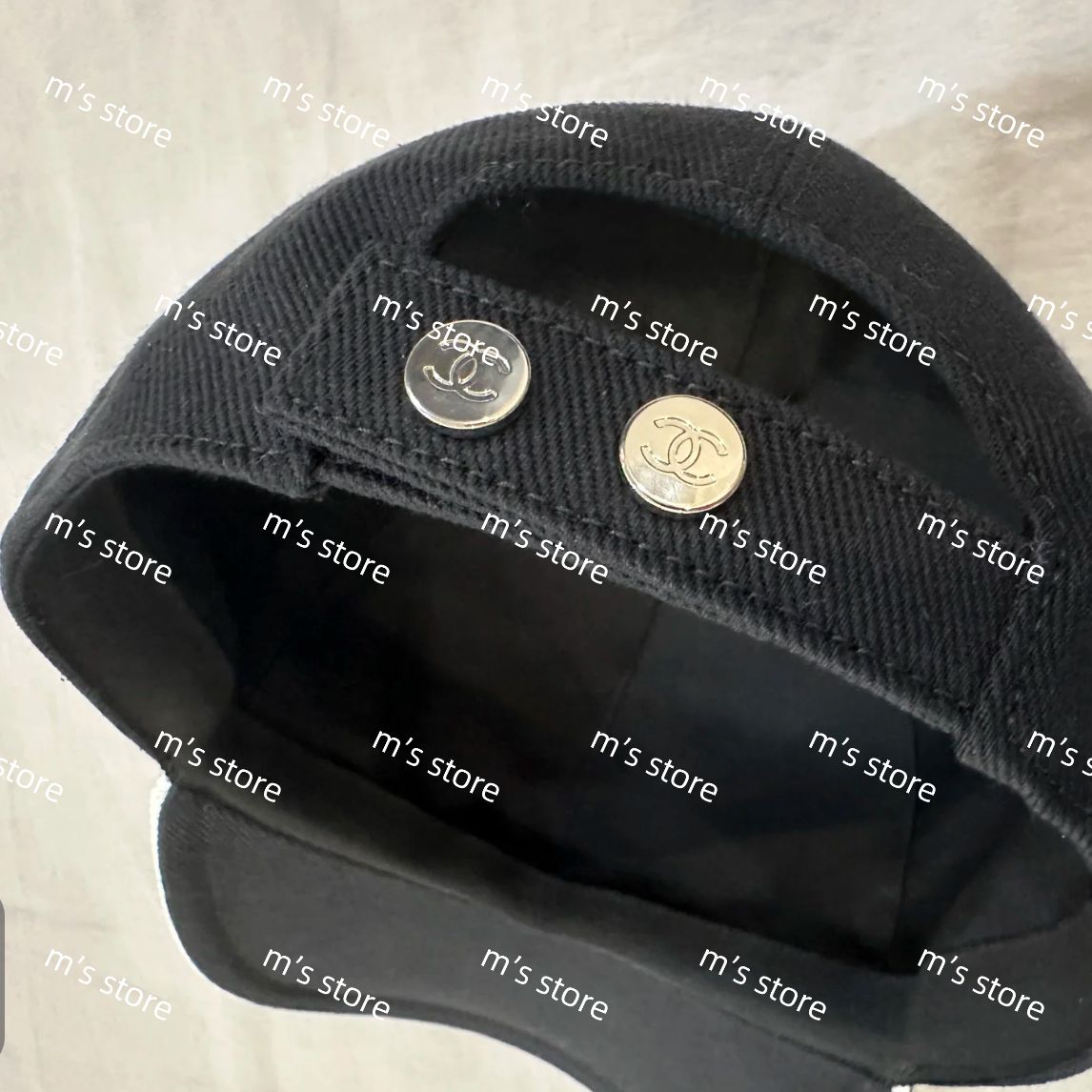 ※くろべーページです※CHANEL 25ロゴ キャップ ブラック 2025年 新作 新品 CHANEL シャネル キャップ 帽子 ブラック