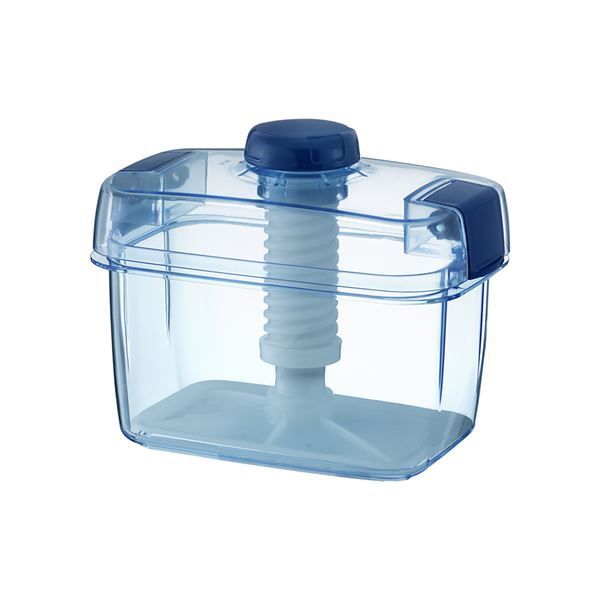 18セット 漬物容器|漬物用品 S-22 クリアブルー ハイペット 〔キッチン用品 家庭用品 手づくり〕 代引不可