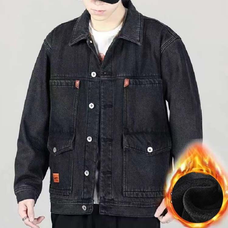 裏ボア デニムジャケット メンズ ボアジャケット Gジャン