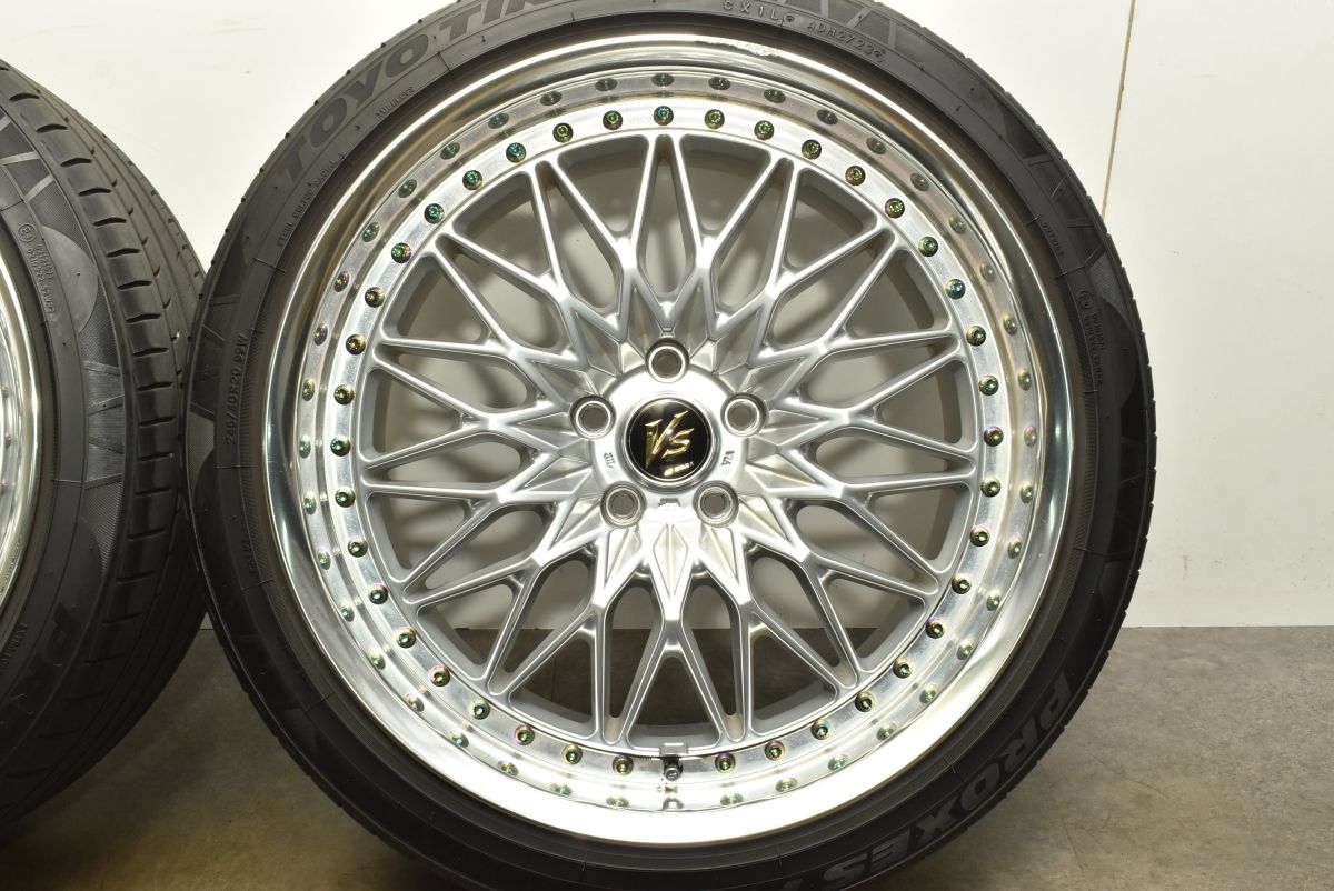 深リムWORK VS XV 20in 9.5J +27 PCD114.3 プロクセス FD1 245⁄