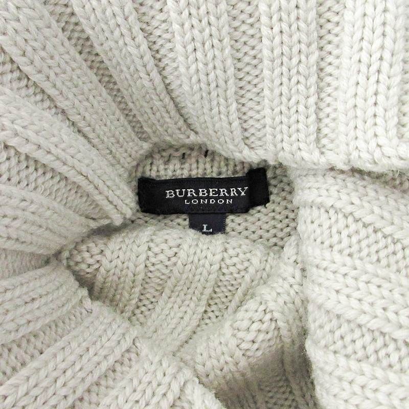 バーバリー ロンドン BURBERRY LONDON タートルネック ケーブル