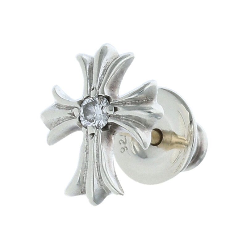 クロムハーツ No2 CH PLS DIA/CHプラススタッド 1ダイヤ/シルバー